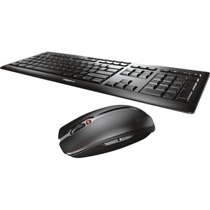 CHERRY STREAM DESKTOP Keyboard & Mouse - English (US) - USB Wireless - Keyboard/Keypad Color: Black - USB Wireless Mouse -
