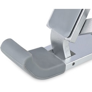 StarTech.com Foldable Laptop Riser Stand, Portable Height Adjustable Ergonomic Laptop Stand, Tilt/Raised/Angled Laptop/Tab
