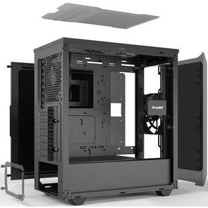 be quiet! Computer Case - ATX, Micro ATX, Mini ITX Motherboard Supported - Midi Tower - Acrylonitrile Butadiene Styrene (A