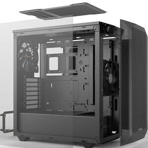 be quiet! Computer Case - ATX, Micro ATX, Mini ITX Motherboard Supported - Midi Tower - Acrylonitrile Butadiene Styrene (A