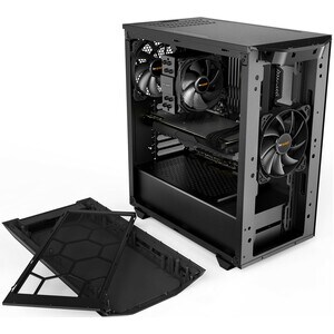 be quiet! Computer Case - ATX, Micro ATX, Mini ITX Motherboard Supported - Midi Tower - Acrylonitrile Butadiene Styrene (A