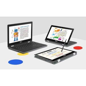 Asus Chromebook Flip C214 C214MA-BU0308 29.5 cm (11.6") Touchscreen Chromebook - HD - 1366 x 768 - Intel Celeron N4020 - 4