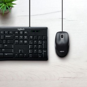 Logitech Media Combo MK200 Keyboard & Mouse - Retail - English Keyboard layout