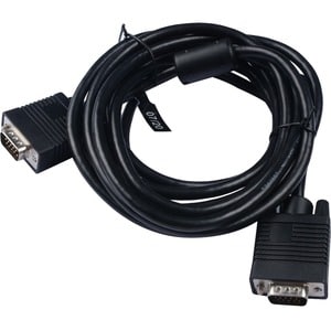 V7 V7E2VGA-03M-BLK 3 m VGA Video Cable for Video Device, PC, Monitor, HDTV, Projector - First End: 1 x 15-pin HD-15 - Male