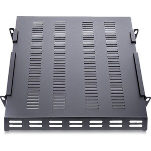StarTech.com Ripiano per montaggio a rack regolabile con fessure 1U - Robusto ripiano per armadio server rack fisso - 113 