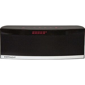 Spracht BluNote PRO 2.0 Portable Bluetooth Speaker System - 4.4 W RMS - Black - Bluetooth - Microphone, Passive Radiator, 
