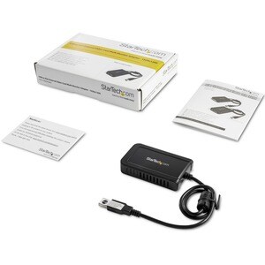 StarTech.com USB to VGA Adapter - 1920x1200 - External Video & Graphics Card - Dual Monitor Display Adapter - Supports Win