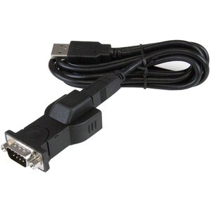 StarTech.com USB to Serial Adapter - Detachable 6 ft USB A-B Cable - Prolific PL-2303 - USB to RS232 Adapter Cable - Add a