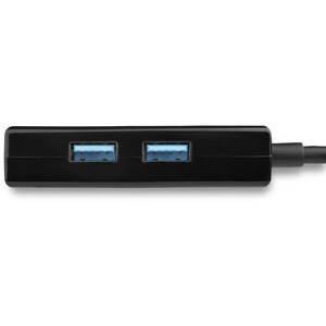 StarTech.com Adattatore USB 3.0 a Ethernet Gigabit con Hub USB a 2 porte incorporato - USB 3.0 - 3 Porta(e) - 1 - Coppia i