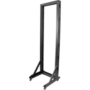 StarTech.com 2-Post Server Rack with Sturdy Steel Construction and Casters - 42U - 300.22 kg Maximum Weight Capacity - 300