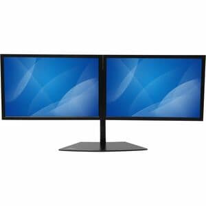 StarTech.com Dual Monitor Stand - Horizontal - For up to 24" VESA Monitors - Black - Adjustable Computer Monitor Stand - S