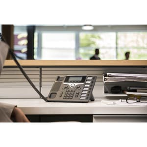 Cisco 7861 IP Phone - Corded - Wall Mountable, Desktop - Charcoal - 16 x Total Line - VoIP - 2 x Network (RJ-45) - PoE Ports