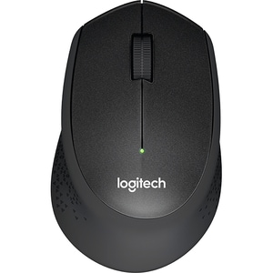 Logitech M330 Mouse - Radio Frequency - USB - Optical - 3 Button(s) - Black - Wireless - 1000 dpi - Scroll Wheel