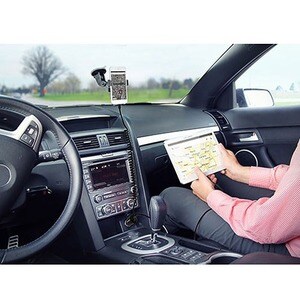 StarTech.com Dual-port Car Charger with Lightning Cable and USB 2.0 Port - Black - 1 Pack - 5 V DC/4.20 A Output