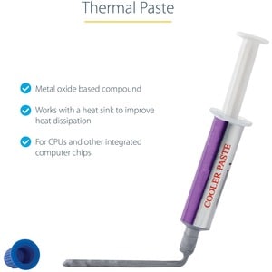 1.5g Metal OxIDE Thermal CPU Paste Compound Tube for Heatsink - cpu paste - thermal compound - thermal grease (SILVGREASE1)