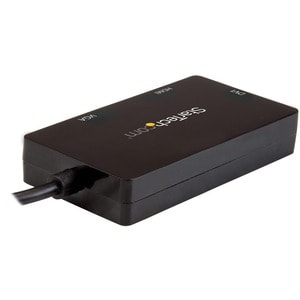 StarTech.com USB-C Multiport Adapter - 4K 30 Hz - USB C to HDMI / DVI / HDMI - USB C Adapter - USB C Dongle - USB C Hub - 