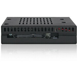 Icy Dock FlexiDOCK MB521SP-B Drive Bay Adapter for 3.5" - Serial ATA/600 Host Interface Internal - Black - 1 x Total Bay -