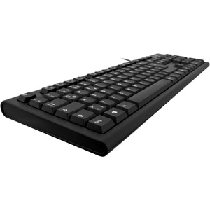 V7 CKU200DE Keyboard & Mouse - QWERTZ - German - USB Cable - Keyboard/Keypad Color: Black - USB Cable - Optical - 1600 dpi