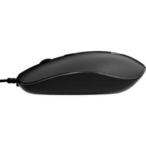 V7 Mouse - USB - Optical - 4 Button(s) - Black - Cable - 1600 dpi - Scroll Wheel