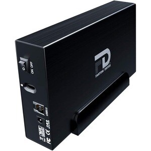 Fantom Drives 12TB External Hard Drive - GFORCE 3 - USB 3, Aluminum, Black, GF3B12000U - 12TB External Hard Drive - USB 3 