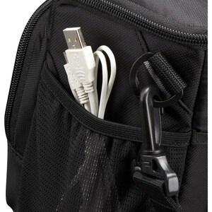 Case Logic TBC-409 Carrying Case Digital Camera - Black - Nylon Body - Shoulder Strap, Handle - 9.8" Height x 5.5" Width x