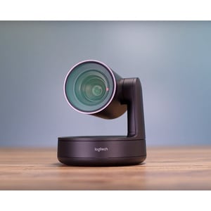 Logitech Video Conferencing Camera - 13 Megapixel - 60 fps - Matte Black, Slate Grey - USB 3.0 - 3840 x 2160 Video - Auto-
