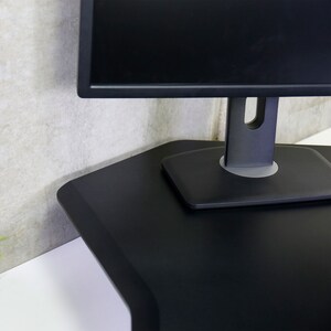 Ergotron WorkFit Corner Standing Desk Converter - Up to 76.2 cm (30") Screen Support - 15.88 kg Load Capacity - Desktop, T