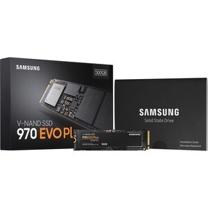 Samsung 970 EVO Plus 500 GB Solid State Drive - M.2 2280 Internal - PCI Express NVMe (PCI Express NVMe 3.0 x4) - 300 TB TB