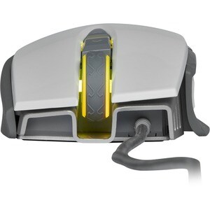 Corsair M65 RGB ELITE Tunable FPS Gaming Mouse - White - Optical - Cable - White - 18000 dpi - 8 Programmable Button(s) - 