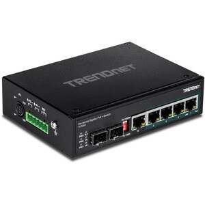 Switch Ethernet TRENDnet TI-PG62 6 Porte - Nuovo - Coppia incrociata - Montabile su rail