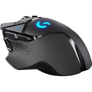 Logitech LIGHTSPEED G502 Gaming Mouse - Wi-Fi - USB - Black - Wireless - 16000 dpi - Scroll Wheel
