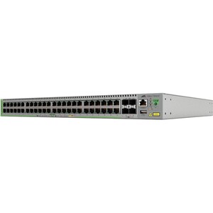 Allied Telesis 48 10/100/1000T-POE+ Switch With 4 SFP Slots - 48 Ports - Manageable - Gigabit Ethernet - 10/100/1000Base-T