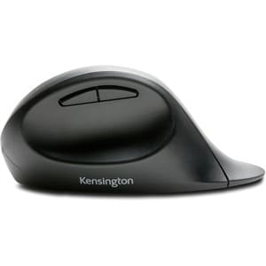 Kensington Pro Fit Ergo Wireless Mouse-Black - Wireless - Bluetooth/Radio Frequency - 2.40 GHz - Black - USB - 1600 dpi - 