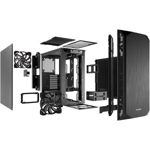 be quiet! Computer Case - ATX, Micro ATX, Mini ITX Motherboard Supported - Midi Tower - Acrylonitrile Butadiene Styrene (A
