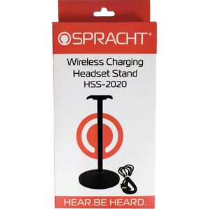 Spracht HSS-2020 Cradle - Wireless - Headset, Smartphone - Qi - Charging Capability