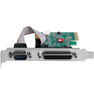 SIIG DP Cyber 1S1P PCIe Card - Full-height Plug-in Card - PCI Express 2.0 x1 - PC - 1 x Number of Parallel Ports External 