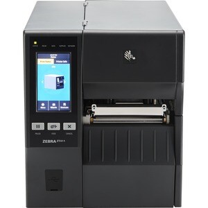 Zebra ZT411 Industrial Direct Thermal/Thermal Transfer Printer - Monochrome - Label Print - Ethernet - USB - Yes - Serial 