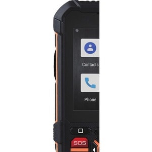 RugGear RG170 8 GB Smartphone - 6.1 cm (2.4") QVGA 240 x 320 - Cortex A53Quad-core (4 Core) 1.50 GHz - 1 GB RAM - 4G - Bla