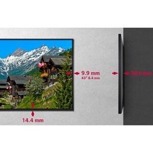 LG 43UH5F-H Digital Signage Display - 109.2 cm (43") LCD - 3840 x 2160 - LED - 500 cd/m² - 2160p - HDMI - USB - DVI - Seri