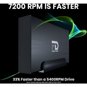 Fantom Drives G-Force3 Pro GFP18000EU3 18 TB Desktop Hard Drive - 3.5" External - Black - Desktop PC, Workstation, All-in-