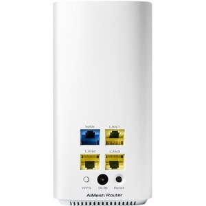 Asus ZenWiFi AC IEEE 802.11ac Ethernet Wireless Router - 2.40 GHz ISM Band - 5 GHz UNII Band - 4 x Antenna(4 x Internal) -