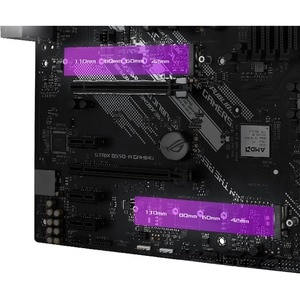 Asus ROG Strix B550-A GAMING Desktop Motherboard - AMD Chipset - Socket AM4 - ATX - 128 GB DDR4 SDRAM Maximum RAM - DIMM, 