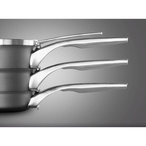 Calphalon Premier Cookware - - Hard Anodized Aluminum, Tempered Glass Cover, Stainless Steel Handle - Cooking, Sauteing - 