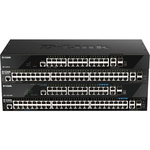 D-Link DGS-1520-52MP 50 Ports Manageable Layer 3 Switch - 3 Layer Supported - Modular - 740 W PoE Budget - Twisted Pair, O