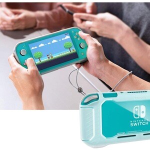 Spigen Rugged Armor Rugged Carrying Case Nintendo Gaming Console - Frost White, Transparent - Drop Resistant - Thermoplast