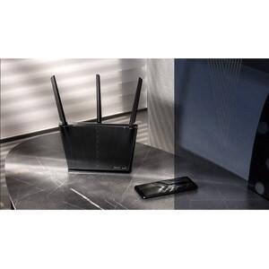 Asus RT-AX68U IEEE 802.11ax Ethernet Wireless Router - 2.40 GHz ISM Band - 5 GHz UNII Band - 3 x Antenna(3 x External) - 3