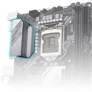 Asus Prime B460I-PLUS Desktop Motherboard - Intel Chipset - Socket LGA-1200 - Intel Optane Memory Ready - Mini ITX - 64 GB