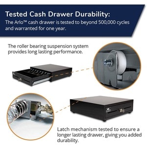 apg Entry Level- 13â€ Electronic Point of Sale Cash Drawer | Arlo Series EKDS320-1-B330-A10| Printer Compatible with CD-1