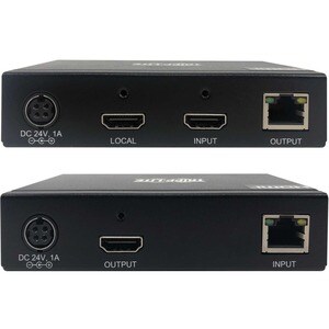 Tripp Lite HDMI Over Cat6 Extender Kit w KVM Support 4K60Hz USB/IR PoC TAA - 1 Input Device - 1 Output Device - 230 ft Ran