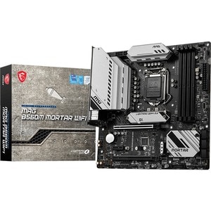 MSI MAG B560M MORTAR WIFI Desktop Motherboard - Intel Chipset - Socket LGA-1200 - Intel Optane Memory Ready - Micro ATX - 